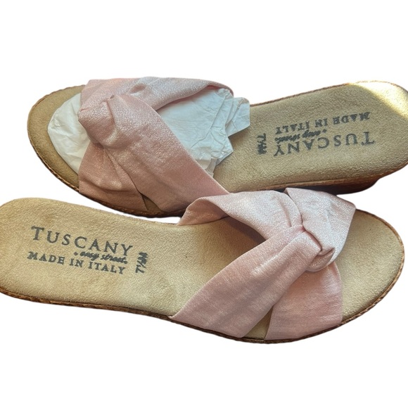 Tuscany Shimmering Blush Sandals BRAND NEW! 7.5 - Picture 5 of 9